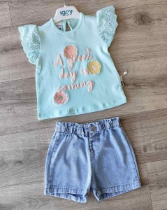 Костюм Iggy "Great day" зеленый, девочка 9-12-18-24 месяцев