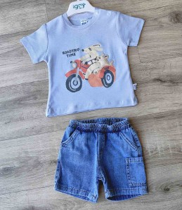 Костюм Iggy "Road trip time" голубой, мальчик 9-12-18-24 месяцев