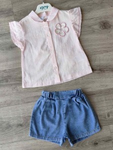 Костюм Iggy "Ромашка" розовый, девочка 9-12-18-24 месяцев