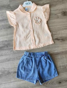 Костюм Iggy "Ромашка" персиковый, девочка 9-12-18-24 месяцев