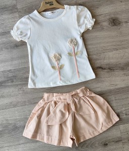 Костюм Bebico "Ромашки" молочный, девочка 9-12-18-24 месяцев