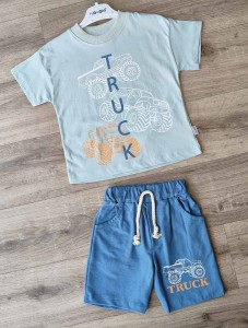 Костюм Flamindo "Truck" зелений(смарагдовий), хлопчик 3-4-5-6 років