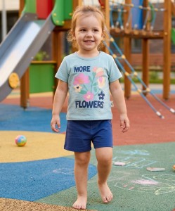 Костюм Herry Baby «More flowers» зеленый, девочка 6-9-12-18 месяцев