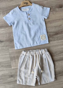 Костюм Bebico "Endless" голубой, мальчик 9-12-18-24 месяцев