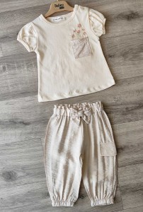 Костюм Bebico "Ромашечки" бежевий, дівчинка 9-12-18-24 місяців