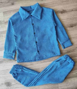 Костюм "Однотонний" синій, хлопчик 6-7-8-9 років