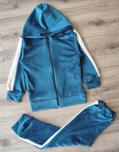 Костюм "Смужки" зелений (темний), унісекс 3-5-7-9 років