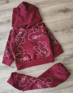 Костюм «Mouse» бордовий, дівчинка 9міс-1-2-3 років