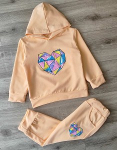 Костюм «Діамант» персиковий, дівчинка 3-5-7-9 років