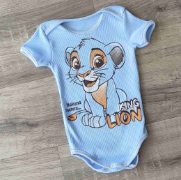 Боди "Lion'', мальчик, голубой 3-6-9-12 месяцев