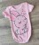 Боди "Зайка'', девочка, розовый 3-6-9-12 месяцев, фото