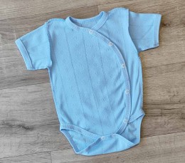 Боди «Однотонный» голубой, унисекс 0-3 месяцев