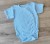 Боді «Однотонний» блакитний, унісекс 0-3 місяців, фото