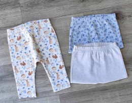 Штаны "Цветочки" микс цветов, девочка 3 месяца