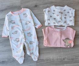 Чоловічок Midirik «Слоніки» різні малюнки, дівчинка 6 місяців