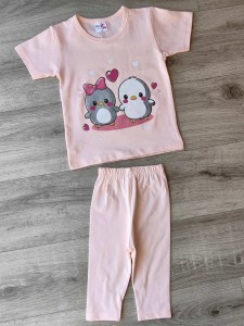 Костюм  Foxx Kids '''Birds'' персиковый, девочка 3-4-5-6 года