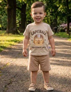 Костюм MYS «Capyball» бежевий, хлопчик 6-9-12-24 місяців