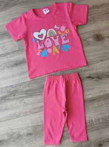 Костюм  Foxx Kids '''Love'' малиновый, девочка 3-4-5-6 года