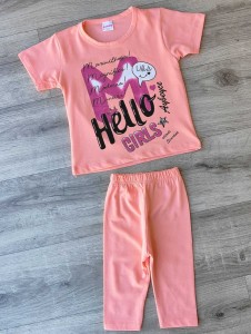 Костюм  Foxx Kids ''M Hello'' кораловий, дівчинка 3-4-5-6 років