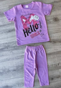 Костюм  Foxx Kids ''M Hello'' фіолетовий, дівчинка 3-4-5-6 років