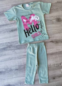 Костюм  Foxx Kids ''M Hello'' зелений, дівчинка 3-4-5-6 років