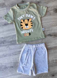 Костюм Moyes «Тигрёнок» зеленый, мальчик 6-9-12-24 месяцев