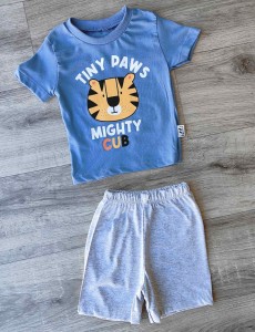 Костюм Moyes «Тигрёнок» синий(темный), мальчик 6-9-12-24 месяцев