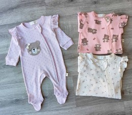 Человечек Murat Baby "Мишка" микс цветов, девочка 0 месяцев