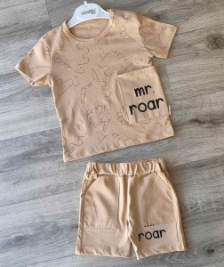 Костюм Minitix "Roar" коричневий, хлопчик 9-12-18-24 місяців