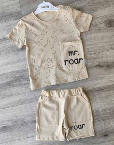 Костюм Minitix "Roar" бежевий, хлопчик 9-12-18-24 місяців