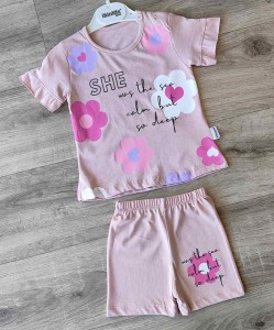 Костюм Minitix "SHE" коичневий(теракотовий), дівчинка 9-12-18-24 місяців