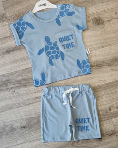 Костюм Minitix "Quiet time" блакитний, хлопчик 9-12-18-24 місяців