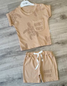Костюм Minitix "Quiet time" коричневий, хлопчик 9-12-18-24 місяців