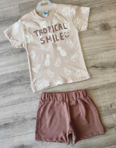 Костюм Deco «Smile» бежевый, мальчик 2-3-4-5 лет