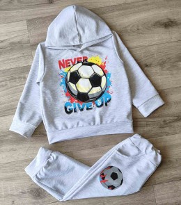 Костюм «Never» сірий, хлопчик 3-5-7-9 років