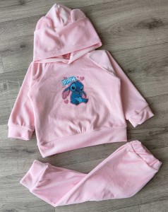 Костюм «Stitch» розовый, девочка 9-18мес-3-5 лет