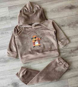 Костюм «Бобер» коричневый, мальчик 9-18мес-3-5 лет