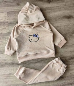 Костюм «Кітті» бежевий, дівчинка 9-18міс-3-5 років