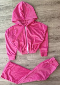 Костюм "Велюр" малиновий, дівчинка 6-7-8-9-10-11 років