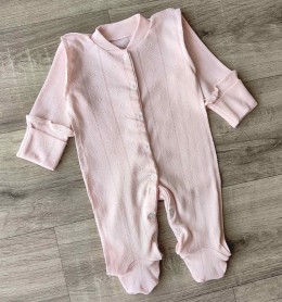 Человечек "Однотонный"' розовый, девочка 0-3 месяцев