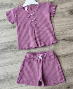 Костюм My Bella «Бантики» фиолетовый, девочка 6-9-12-18 месяцев