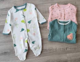 Человечек Midirik «Груши» микс цветов, девочка 3 месяца