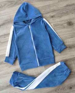 Костюм "Полоски" синий, мальчик 3-5-7-9 лет