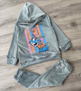 Костюм "Cat and mouse" зеленый (мятный/бирюзовый), мальчик 3-5-7-9 лет