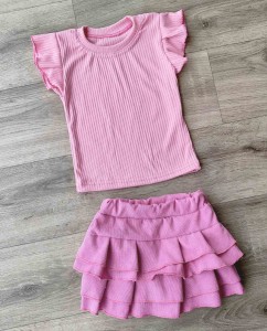 Костюм «Однотонный» розовый, девочка 1,5-3-5-7 лет