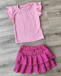 Костюм «Однотонный» розовый2, девочка 1,5-3-5-7 лет