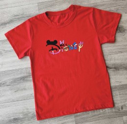 Футболка " Буквы"  красный, девочка 10-11-12-13 лет