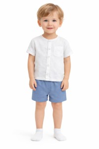 Костюм «Карман» голубой, мальчик 12-18-24-36 месяцев