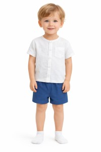 Костюм «Карман» синий(темный), мальчик 12-18-24-36 месяцев