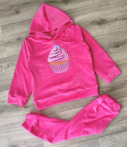 Костюм "Кекс" малиновий, дівчинка 3-5-7-9 років